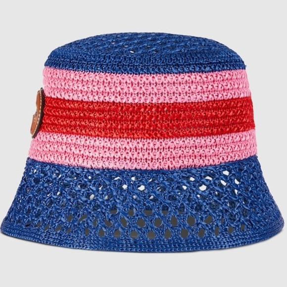 NWT GUCCI RAFFIA-EFFECT VISCOSE BUCKET HAT
$ 750 - Picture 7 of 17